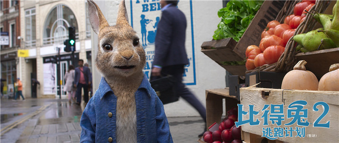 《比得兔2：逃跑计划》曝满载而归海报 超级萌兔囤积年货迎新年